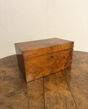  Large Antique Regency Walnut Tea Caddy