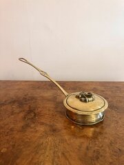 Lovely Antique Edwardian Brass Chestnut Roaster 