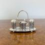 Lovely antique Edwardian quality cruet set 