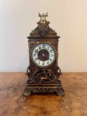 Magnificent Antique Victorian Mantle Clock 