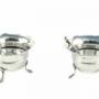 Pair Of Antique Silver Salts