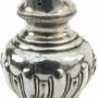 Pair of victorian pepperettes  Pair of silver pepperettes