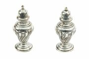 Pair Of Quality Silver Hallmarked Pepperettes