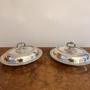  Pair of Edwardian silver plated entree dishes