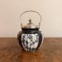 Pretty antique Doulton Burslem biscuit barrel