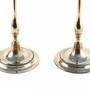 Pair of tall candlesticks  Antique pair of candlesticks