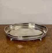 Quality Antique Edwardian Silver Plated Tray