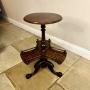  Quality antique Victorian burr walnut lamp table