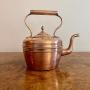 Quality antique Victorian copper kettle 