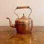 Antique copper kettle  Victorian copper kettle