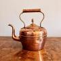 Antique copper kettle  Victorian copper kettle
