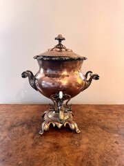  Quality Antique Victorian Large Copper Samovar