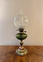 Quality Antique Victorian Oil Lamp