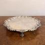 Quality antique Victorian silver plated tray