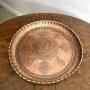 Quality Large Circular Copper And Mixed Metal Tray