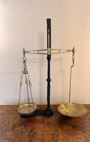 Quality Pair Of Antique Victorian Balance Scales 