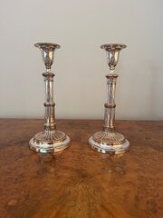 Quality Pair Of Regency Telescopic Cadlesticks