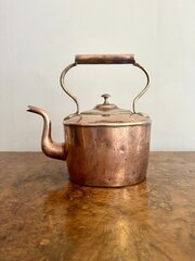 Quality Small Antique George III Copper Kettle