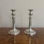 Regency telescopic Sheffield plated candlesticks