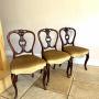 Antique set of six dining chairs  Victorian set of six dining chairs