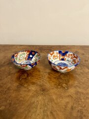 Two small antique Japanese imari bowls