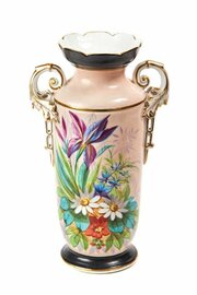  Victorian Victorian Hand Painted Vase 