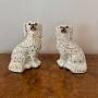 Wonderful pair of antique Staffordshire dogs