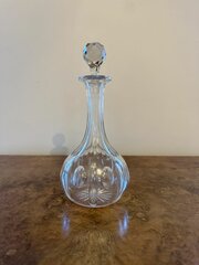 Wonderful Quality Antique Edwardian Decanter 