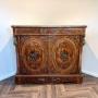 Antique 19th Century Marquetry Inlaid Cabinet