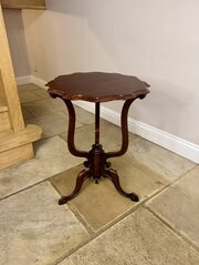  Antique Edwardian Mahogany Occasional Table 