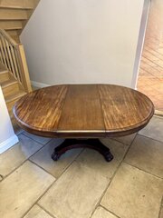 Antique Victorian Mahogany Extendable Dining Table