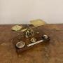 pair of antique Edwardian postal scales & weights