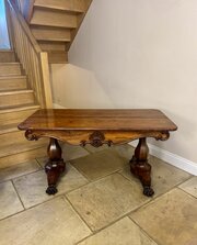 Quality Antique Regency Rosewood Centre Table 