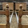 Pair of Oak Single Beds.
