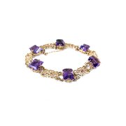 Amethyst Panel Bracelet   