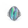 Art Deco Style Opal & Diamond Ring
