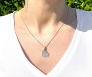 Diamond Heart Pendant & Chain