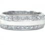 Platinum Diamond 2 Row Wedding / Eternity Ring