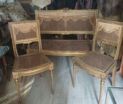 Antique French 5 Piece Salon Suite 