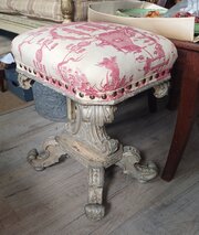 Antique Painted Stool