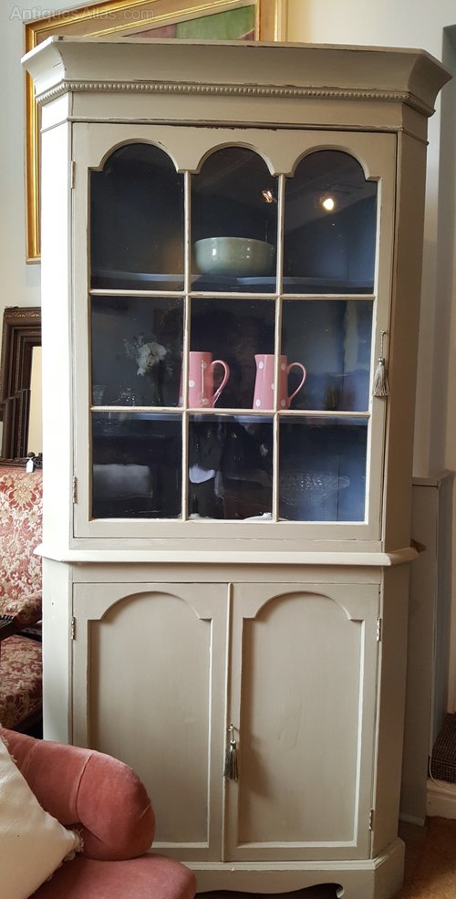 Antique Painted Corner Cupboard Antiques Atlas