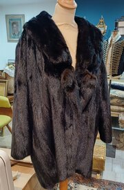 Vintage 80s Mink Coat
