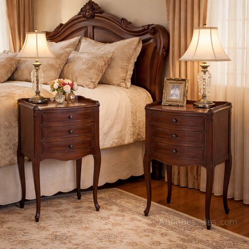 A Pair of French Bedside / Lamp Tables