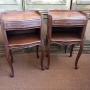 A Pair of Oak Bedside / Lamp Tables