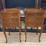 A Pair of Oak Bedside / Lamp Tables
