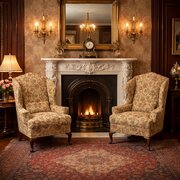 A Lovely Pair Of Edwardian Armchairs
