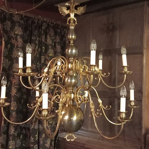 Antique Flemish Chandelier