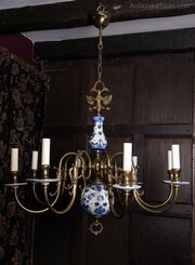 Antique Flemish Chandelier