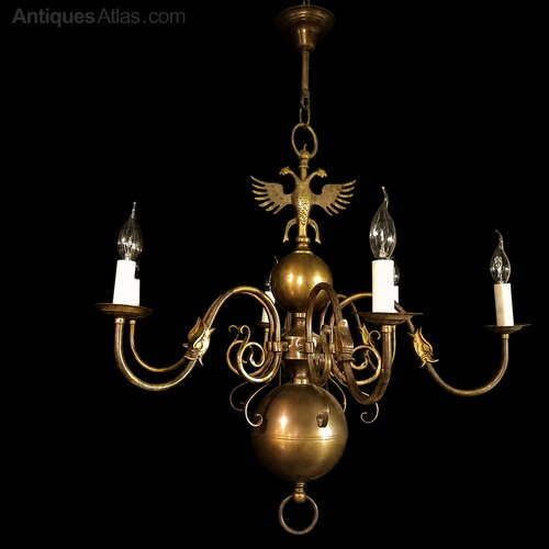 Antique Flemish Chandelier