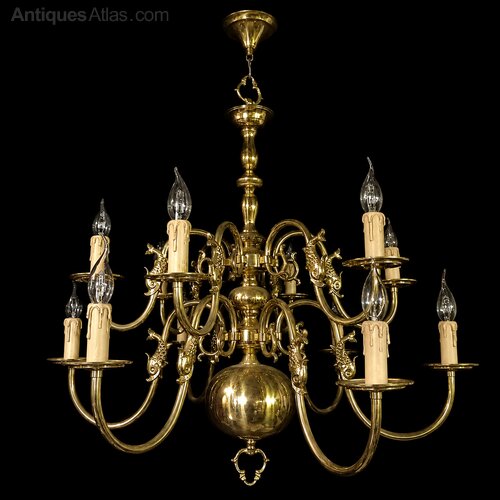 Antique Flemish Chandelier
